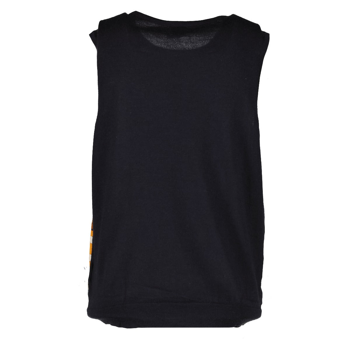 Hermès Twillaine sans manches en cachemire et soie imprimé Tatersale noir - Taille FR36