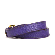 Hermès Purple Pavane Double Tour Bracelet