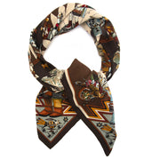 Hermès Aztec Cashmere and Silk Shawl Tweedehands carre hermes sjaal kopen winter België Antwerpen