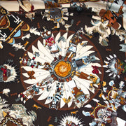 Hermès Aztec Cashmere and Silk Large Shawl