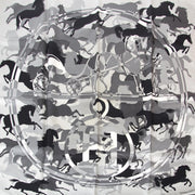 Hermès Carré Silk Scarf ' Ex Libris En Camouflage'