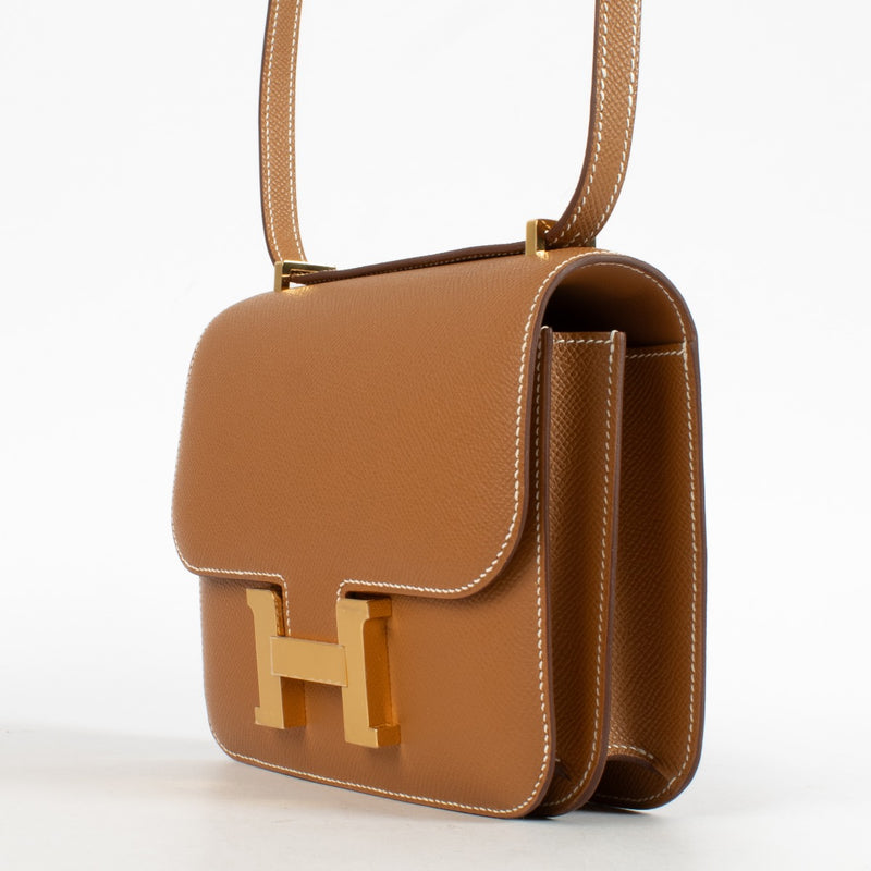 Hermès Constance Mini Gold Epsom GHW
