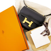 Hermès Constance III Mini Veau Box Black te koop bij Labellov tweedehands online