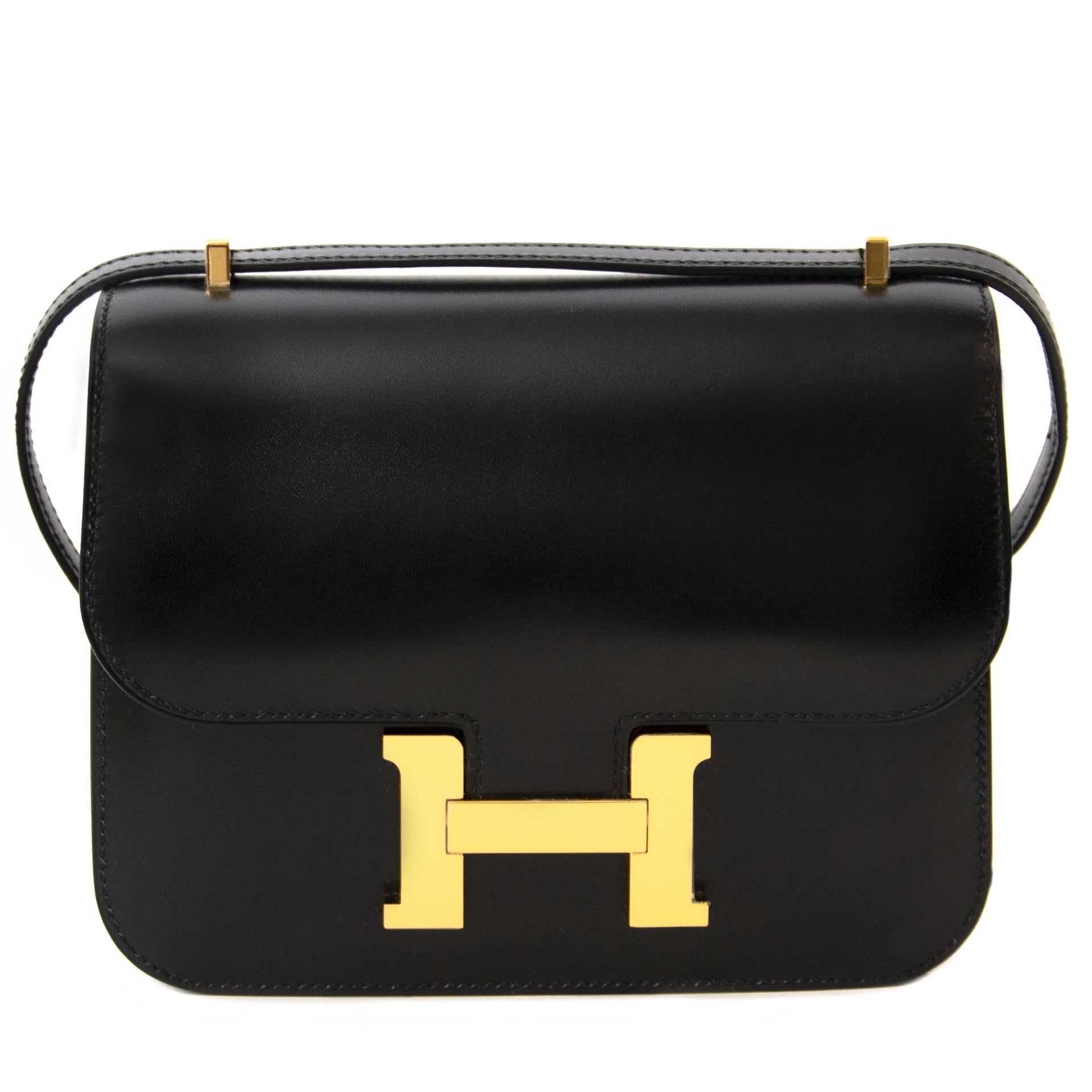 Hermès Constance III Mini Veau Box Black available at Labellov secondhand luxury