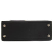 We buy and sell your authentic Hermès Kelly 25cm HSS Black Epsom Brushed GHW Rose Pourpre Horseshoe