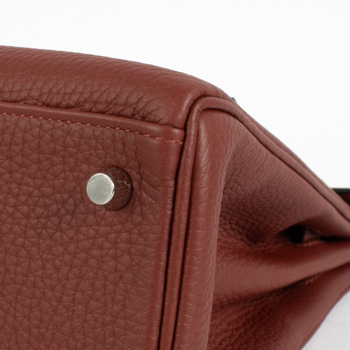 Hermès Kelly 28 Rouge H Clemence PHW
