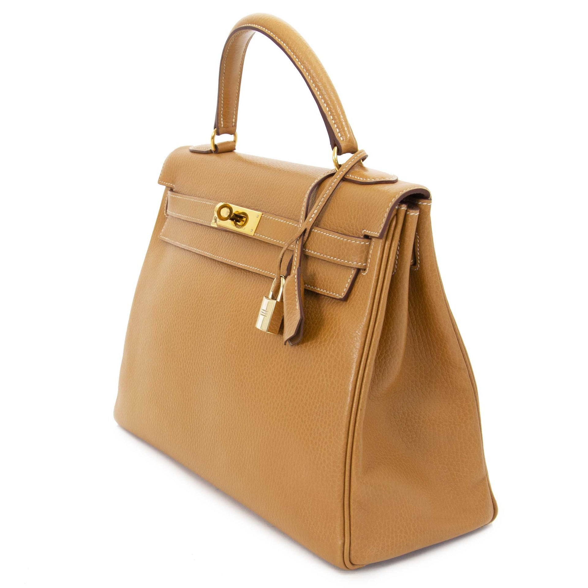 Hermès Kelly 32 Veau Ardennes Natural Color en ligne chez labellov.com pour le meilleur prix