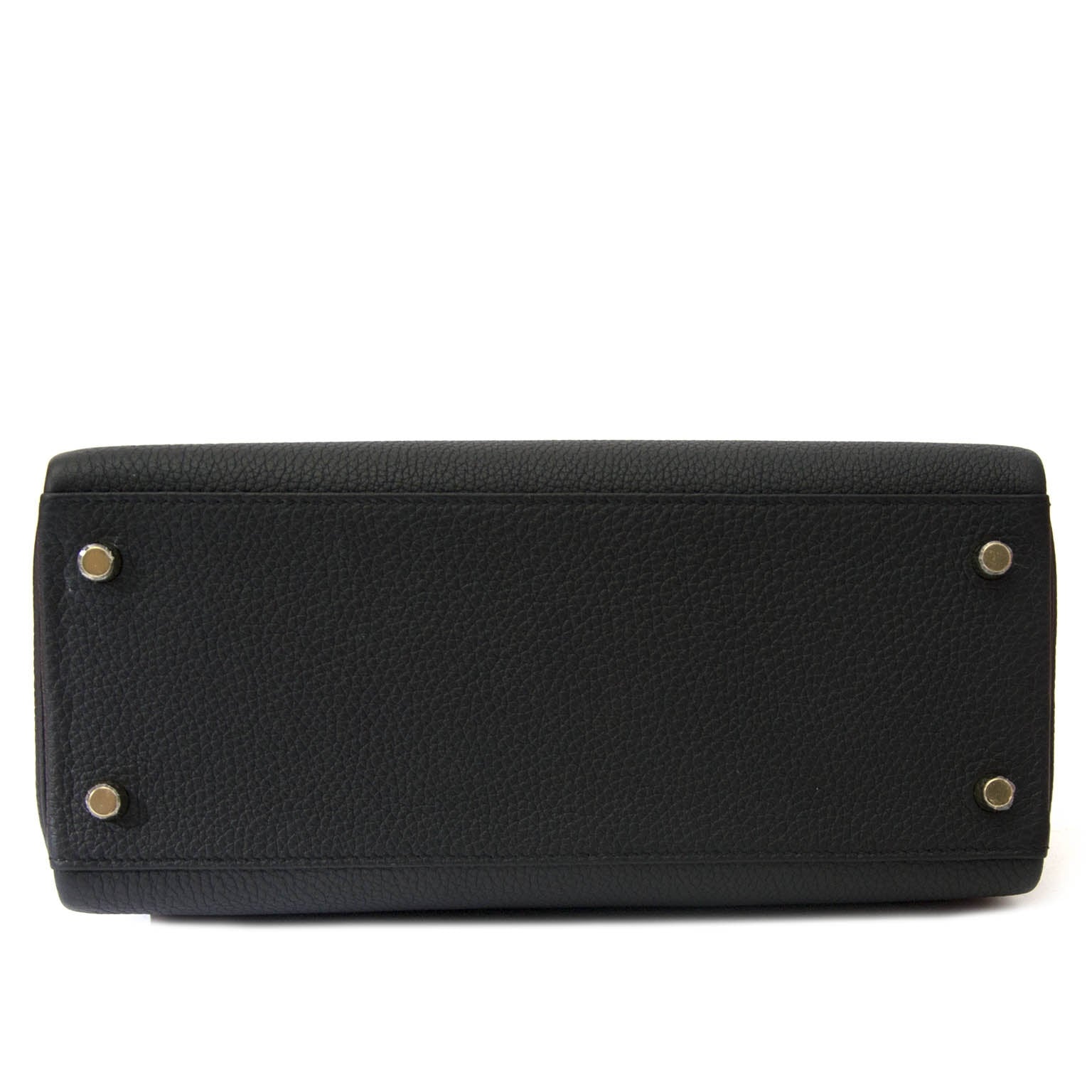Hermès Kelly 28 Zwart Togo GHW