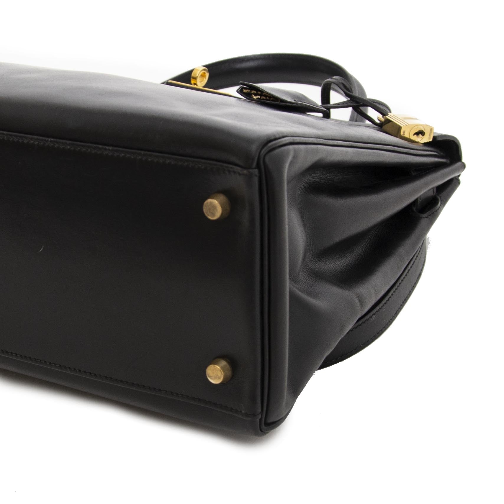 Hermès Kelly 35cm Black Box Calf Leather