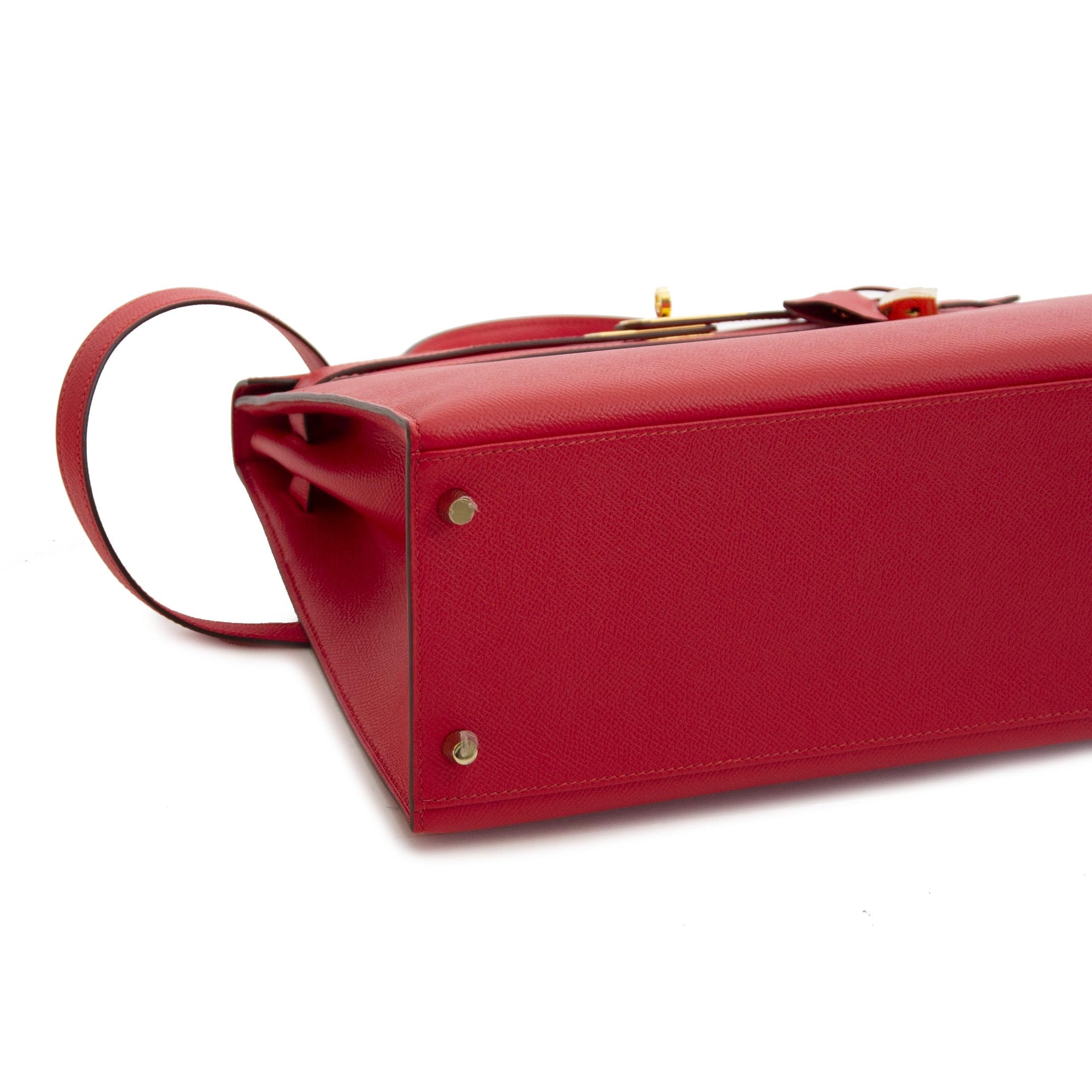 As New Hermès Kelly 35 Sellier Rouge Tomate PHW