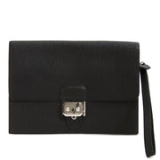 Hermes Black Fjord Pochette Jet safe online at the best price