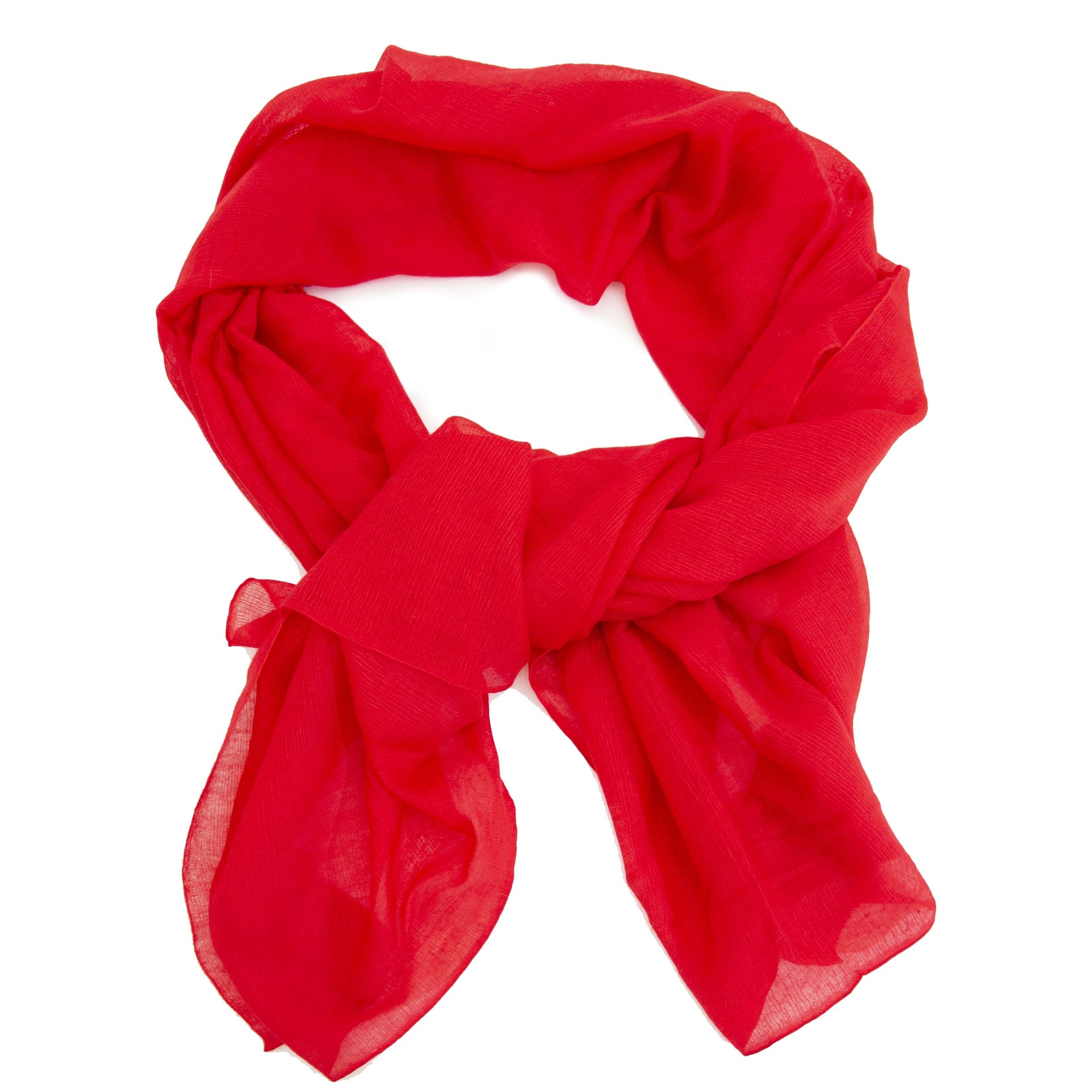 Hermès Red Cashmere And Silk Scarf