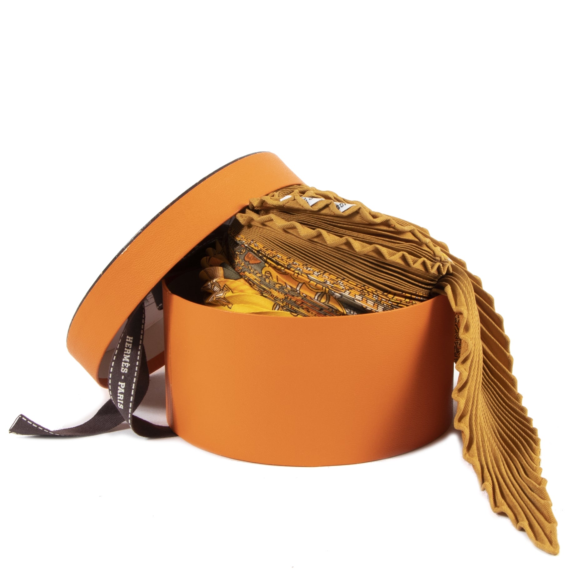 Hermès Multicolor Plissé Scarf