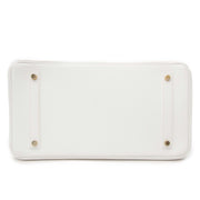 acheter en ligne seconde main blanche hermes Epsom Birkin 35 GHW