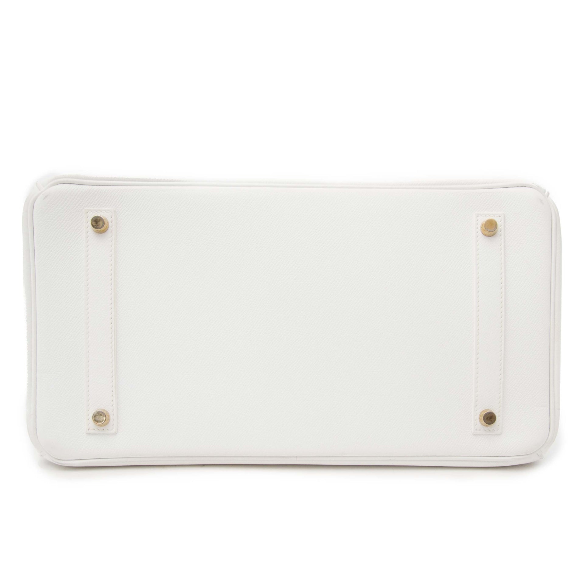 acheter en ligne seconde main blanche hermes Epsom Birkin 35 GHW