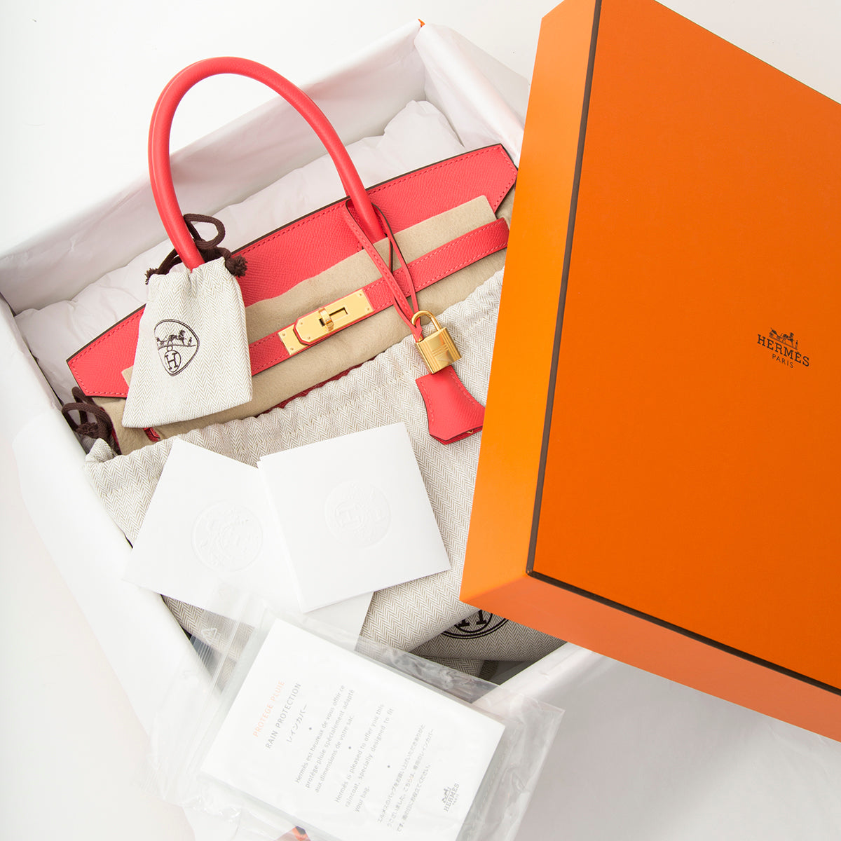 koop veilig online Brand New Hermes Birkin 30 Epsom Rose Jaipur aan de beste prijs Brand New Hermes Birkin 30 Epsom Rose Jaipur