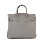acheter en ligne comme neuf sac a mainBrand New Birkin 25 Gris Mouette Togo PHW