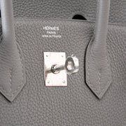 worldwide shipping luxury acheter en ligne comme neuf sac a main Brand New Birkin 25 Gris Mouette Togo PHW
