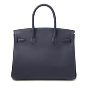 Achetez le nouveau sac Hermès Birkin 30 Bleu Nuit Togo