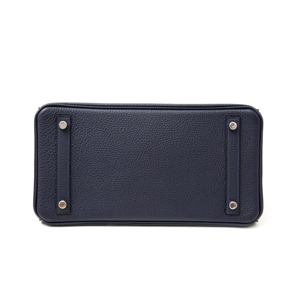 Nouveau Hermès Birkin 30 Bleu Nuit Togo en ligne www.labellov.com, seconde main et luxe vintage!
