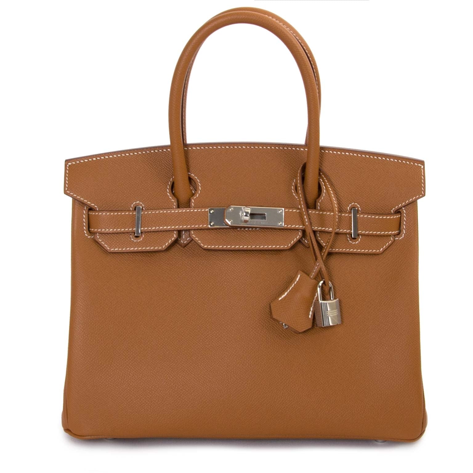 Hermès Birkin 30 Epsom Gold PHW for sale at Labellov secondhand luxury in Antwerp