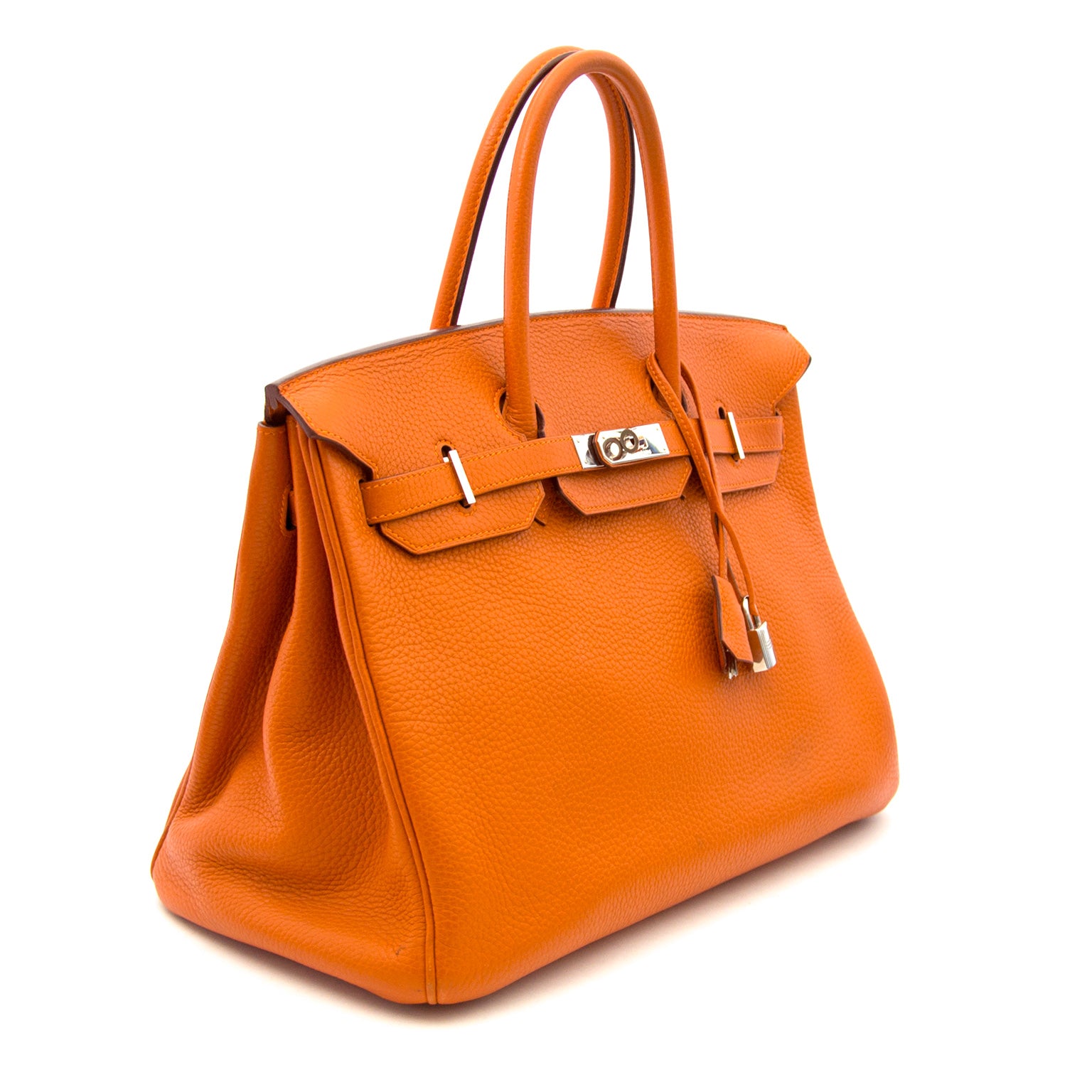 Winkel Hermès Birkin 35 Orange Togo PHW aan de juiste prijs bij Labellov.com