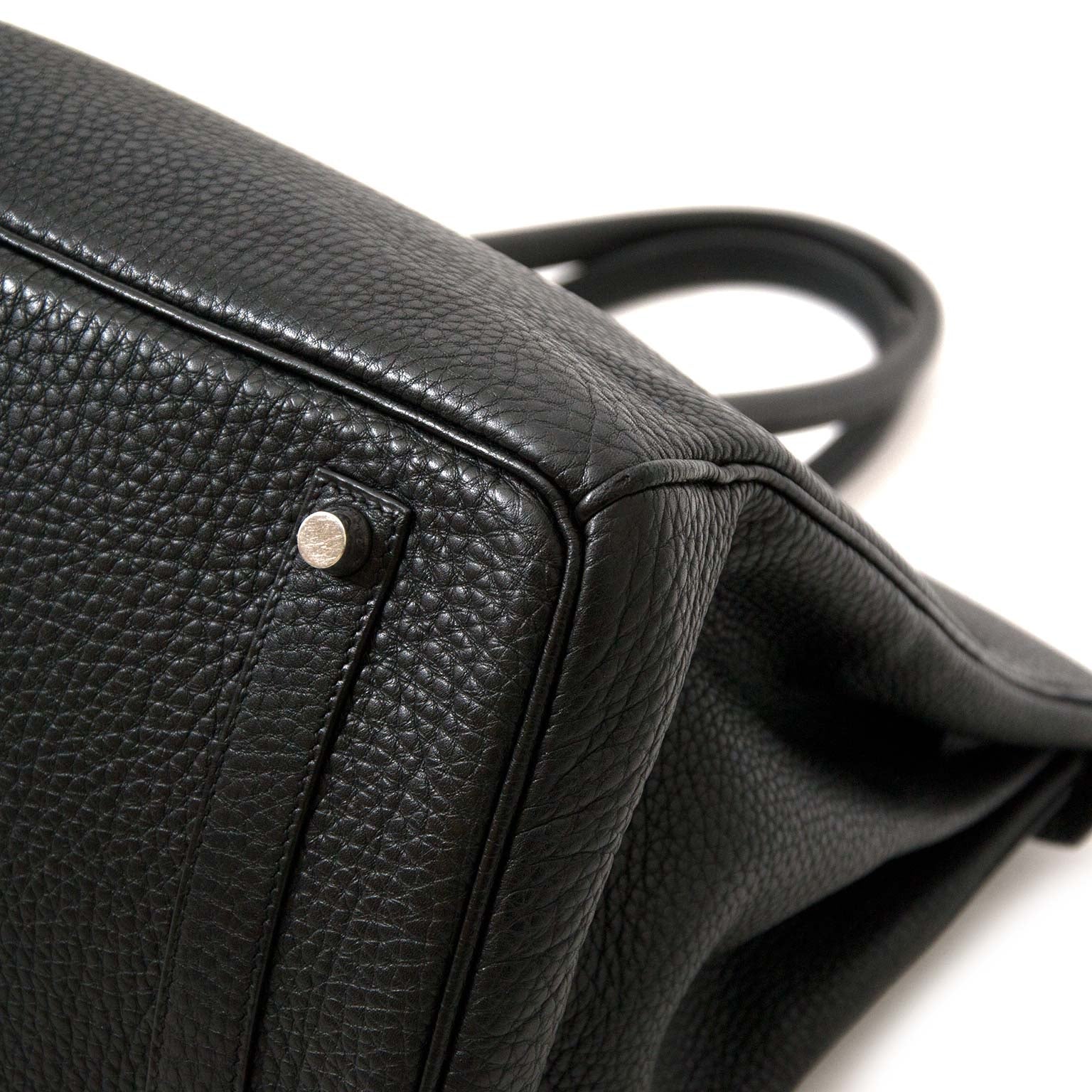Hermès Birkin 35 Togo Doublure Chevre Pigmente Noir Accastillage Palladium