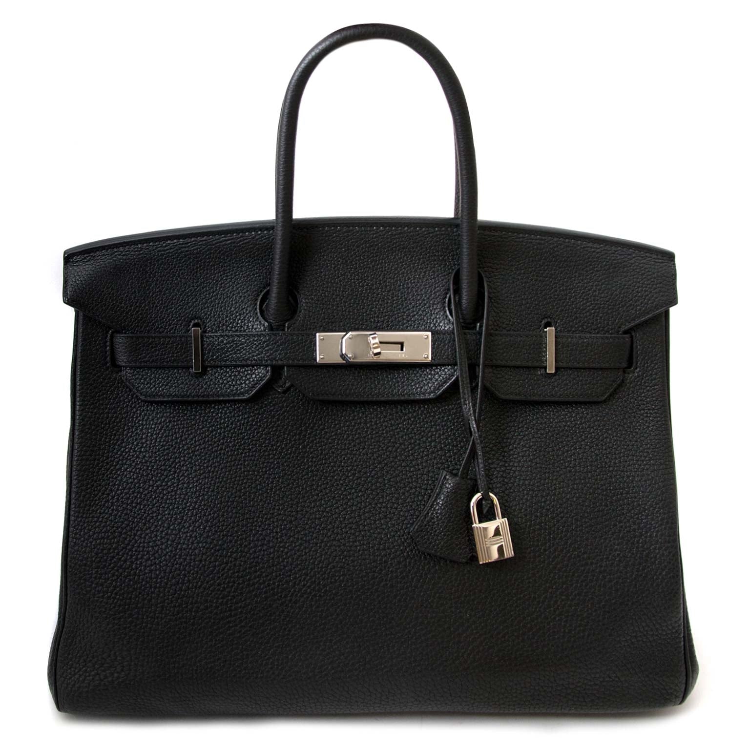 Hermès Birkin 35 Togo Doublure Chevre Pigmente Noir Accastillage Palladium