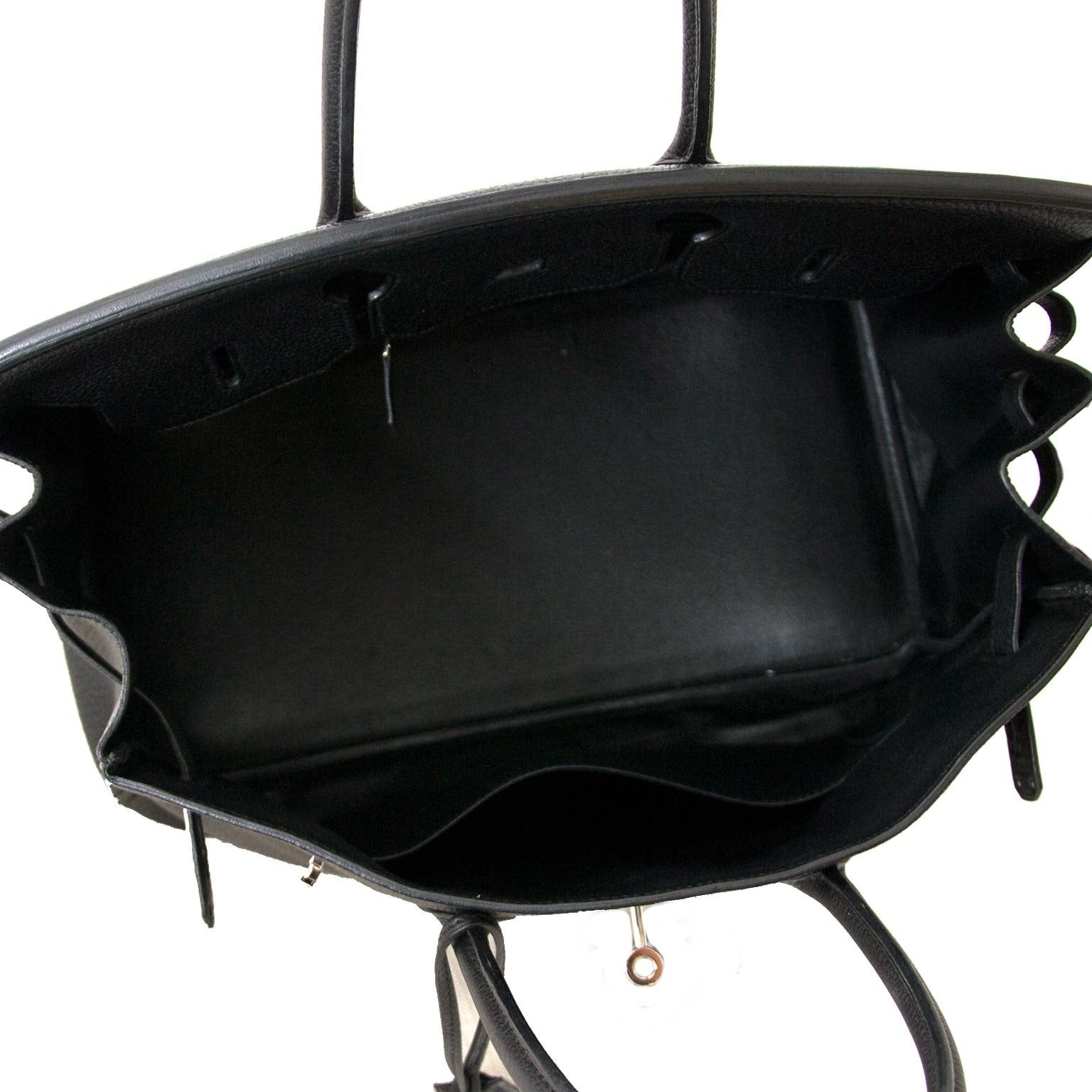 Hermès Birkin 35 Togo Doublure Chevre Pigmente Noir Accastillage Palladium