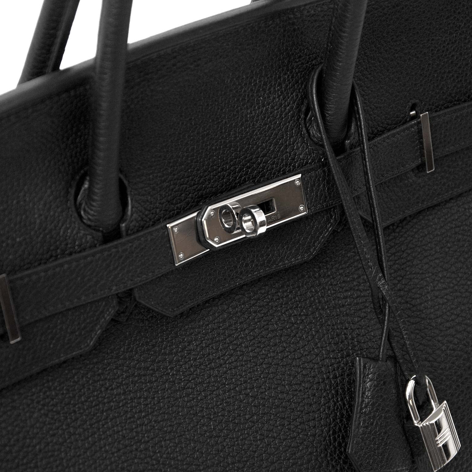 Hermès Birkin 35 Togo Doublure Chevre Pigmente Noir Accastillage Palladium