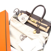 shop safe online at the best price your second hand Brand New Hermes Birkin 35 Etain Togo