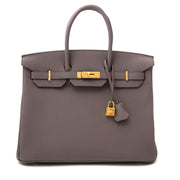 real real brand new 100% authentic Brand New Hermes Birkin 35 Etain Togo