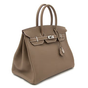 Buy safe and secure online at labellov.com 100% authentic hermes birkin 35 togo etoupe phw