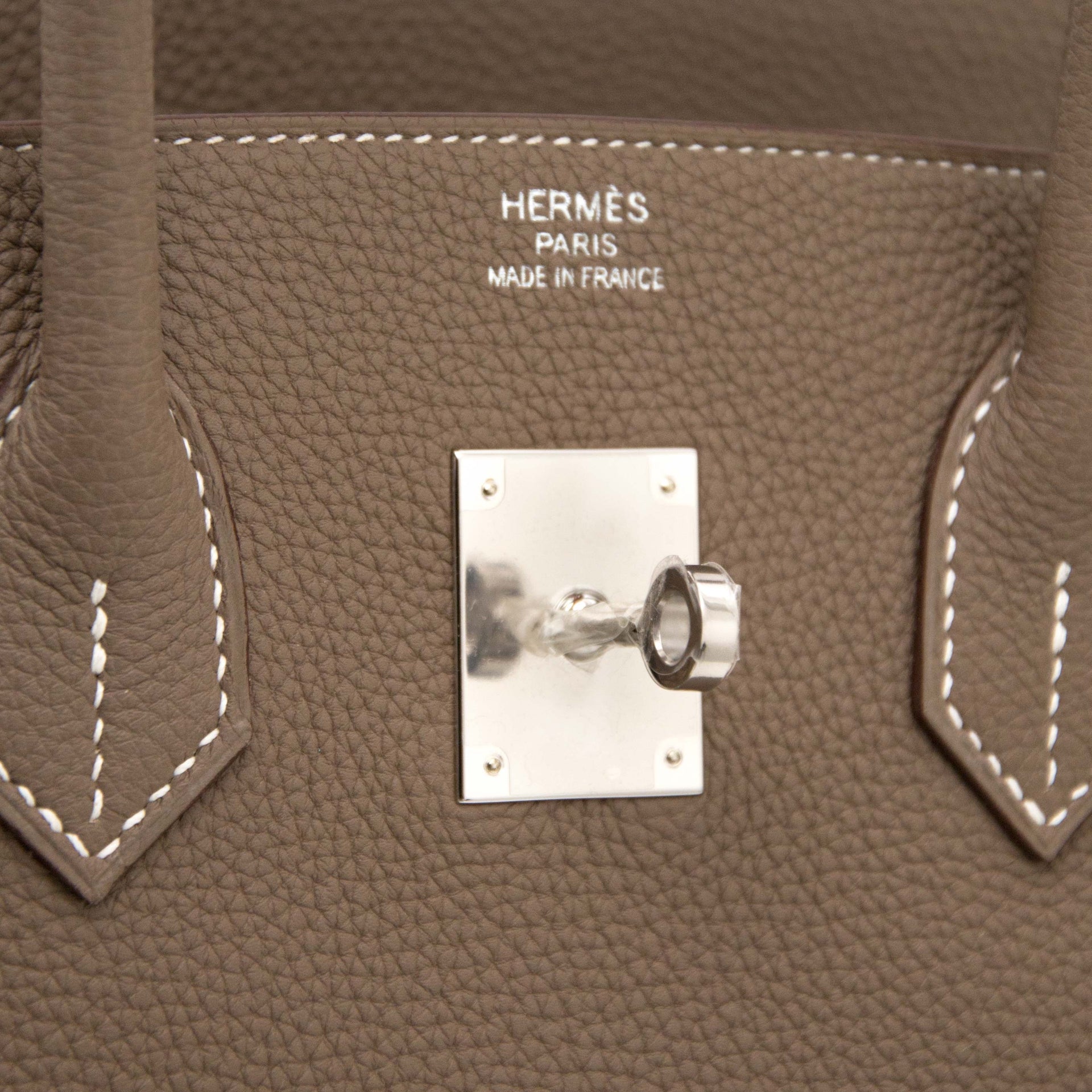 worldwide shipping 100% authentic full set Never Used Hermes Birkin 35 Togo Etoupe PHW