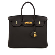 shop safe online secondhand designer Brand New Hermès Birkin 35 Macassar Togo GHW