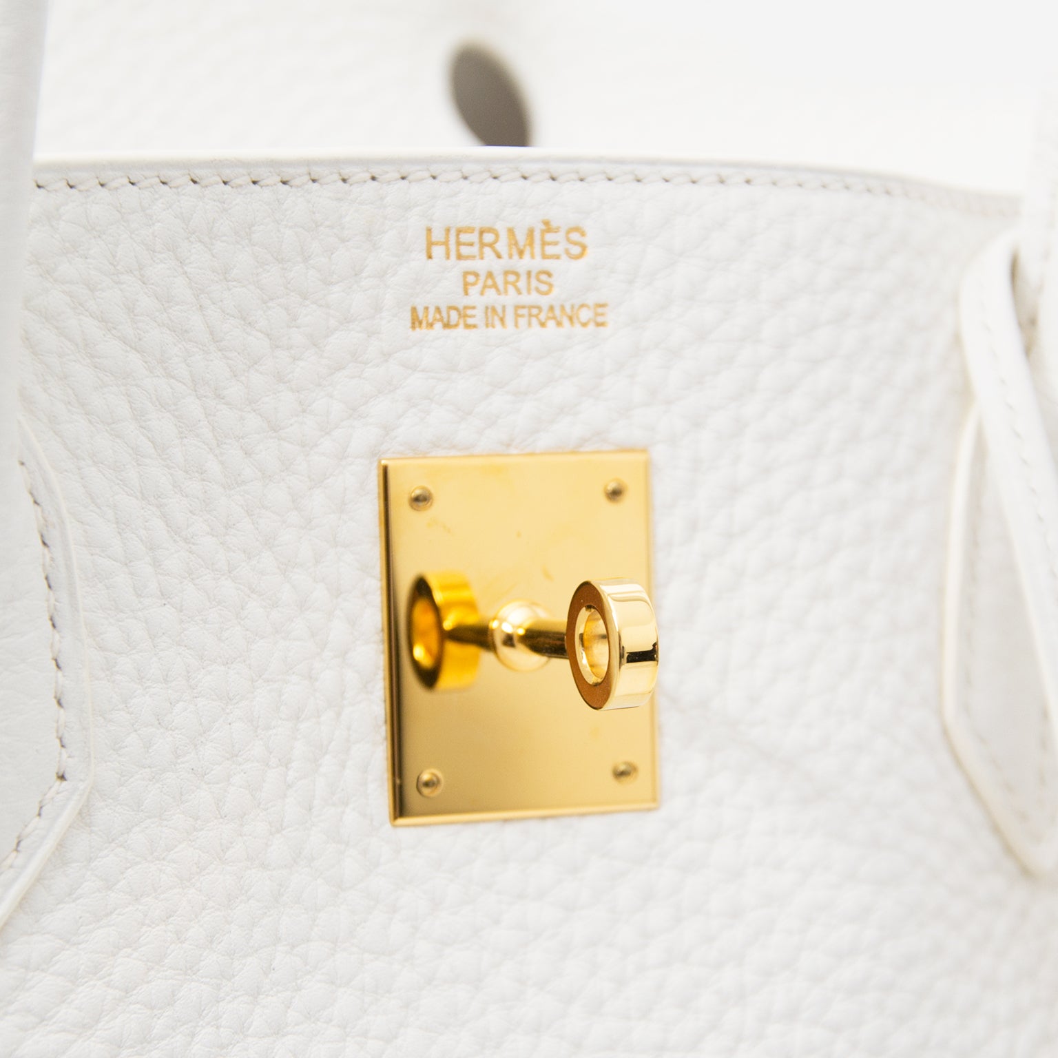 Hermès Birkin 40 White GHW at Labellov