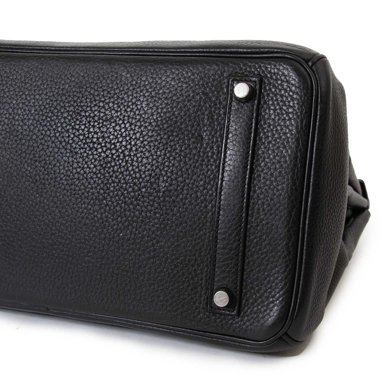 Hermès Birkin 35 Black Clemence Taurillon PHW te koop