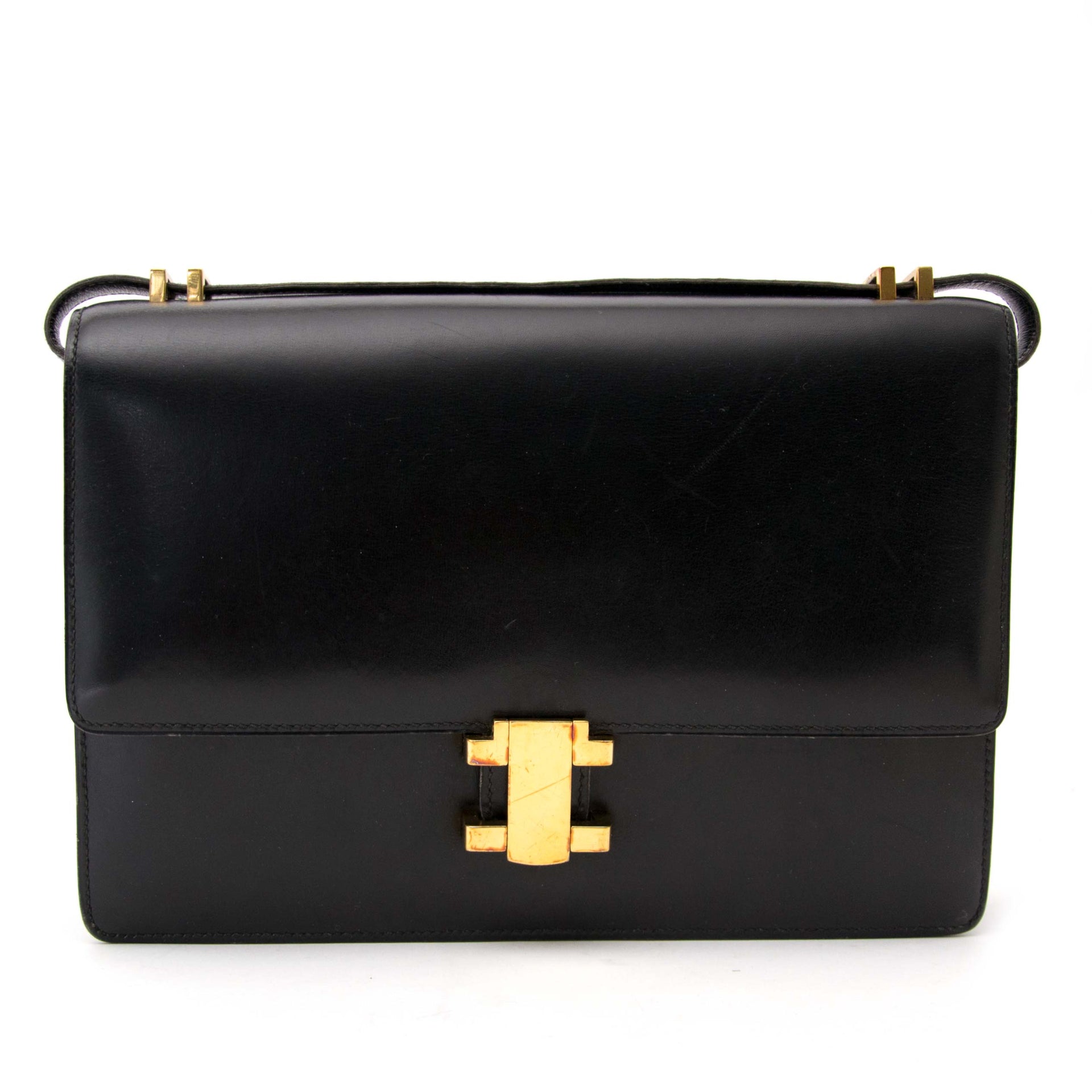Authentic secondhand Hermès bag black Labellov