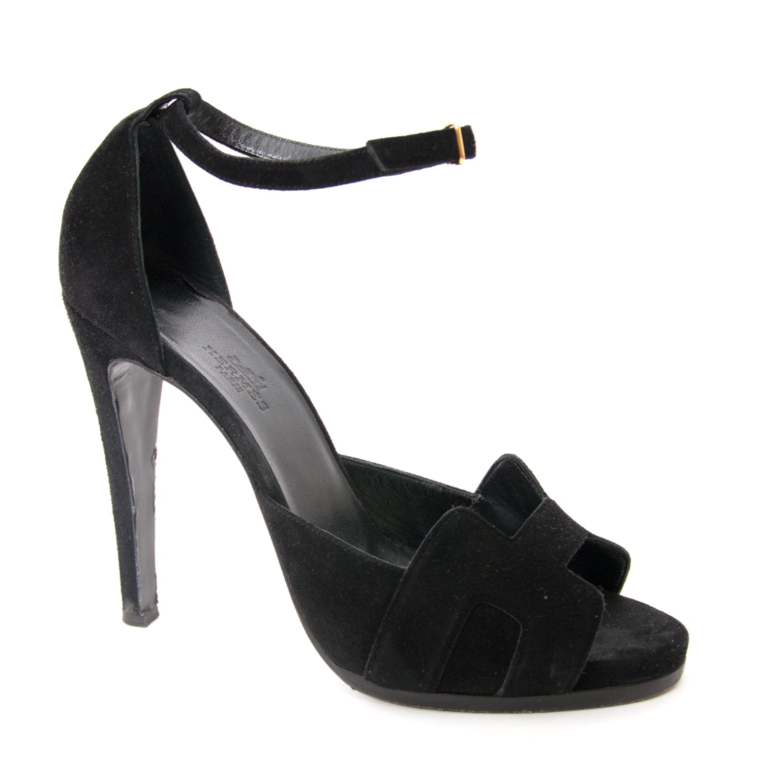 acheter en ligne pour le meilleur prix escarpins Hermès Suede Night Sandals - Size 39