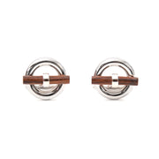shop online your luxury Hermès Mini Chaîne d'Ancre Silver and Wood online at the best price