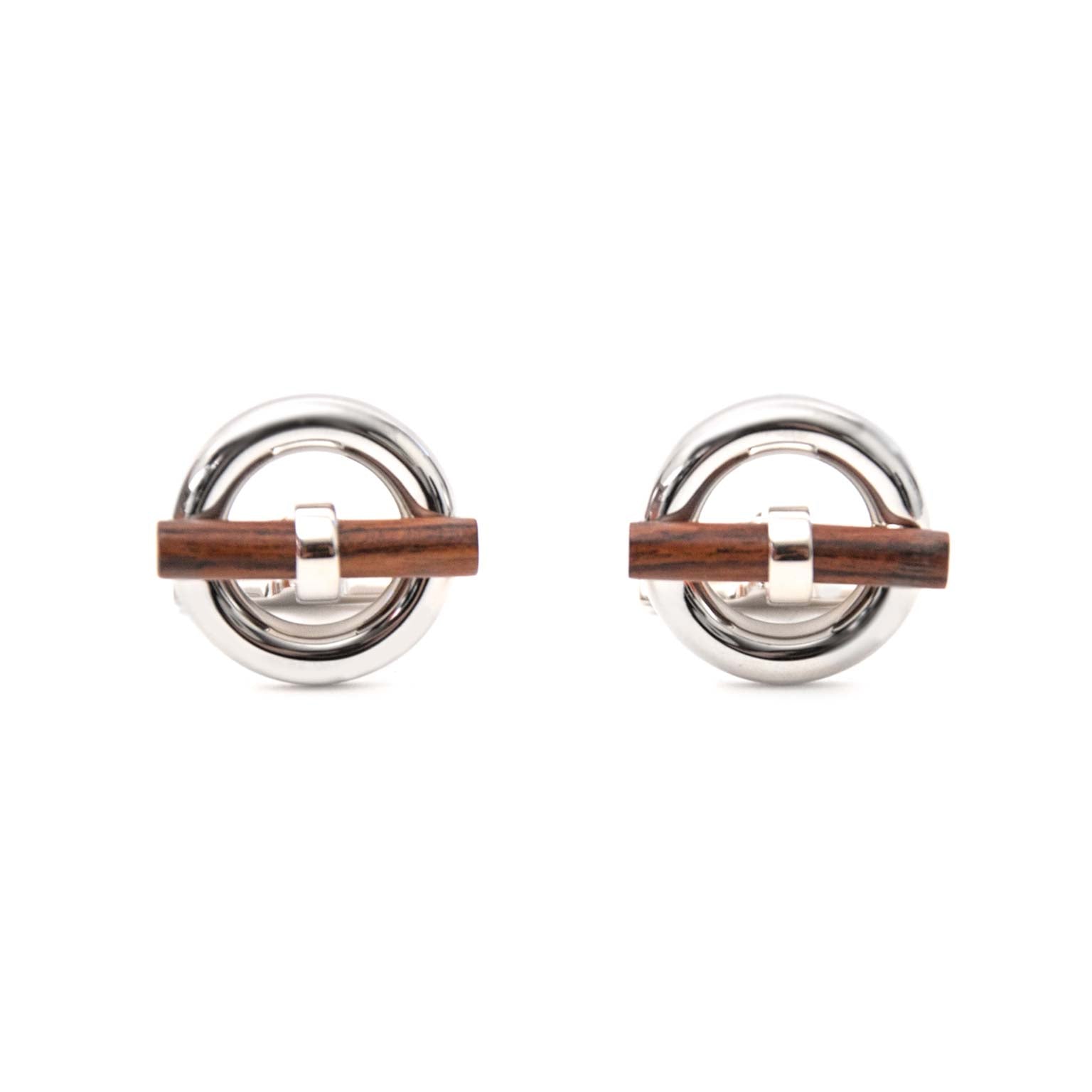 shop online your luxury Hermès Mini Chaîne d'Ancre Silver and Wood online at the best price
