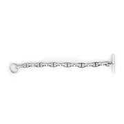 acheter en ligne pour le meilleur prix Hermes Chaine D'Ancre Silver Bracelet