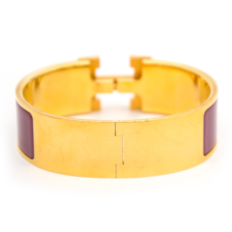 Hermès Bracelet Clic Clac Lilac