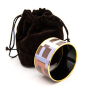 achter en ligne seconde main comme neuf bracelet Hermès Printed Enamel Bangle Bracelet authentic seconde main labellov