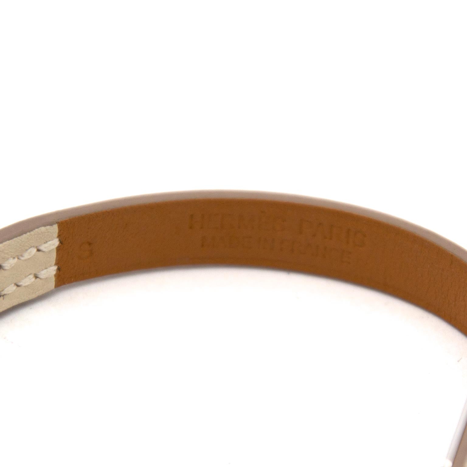 Hermès Micro Rivale Bracelet Chamonix Calfskin now online at labellov.com for the best price