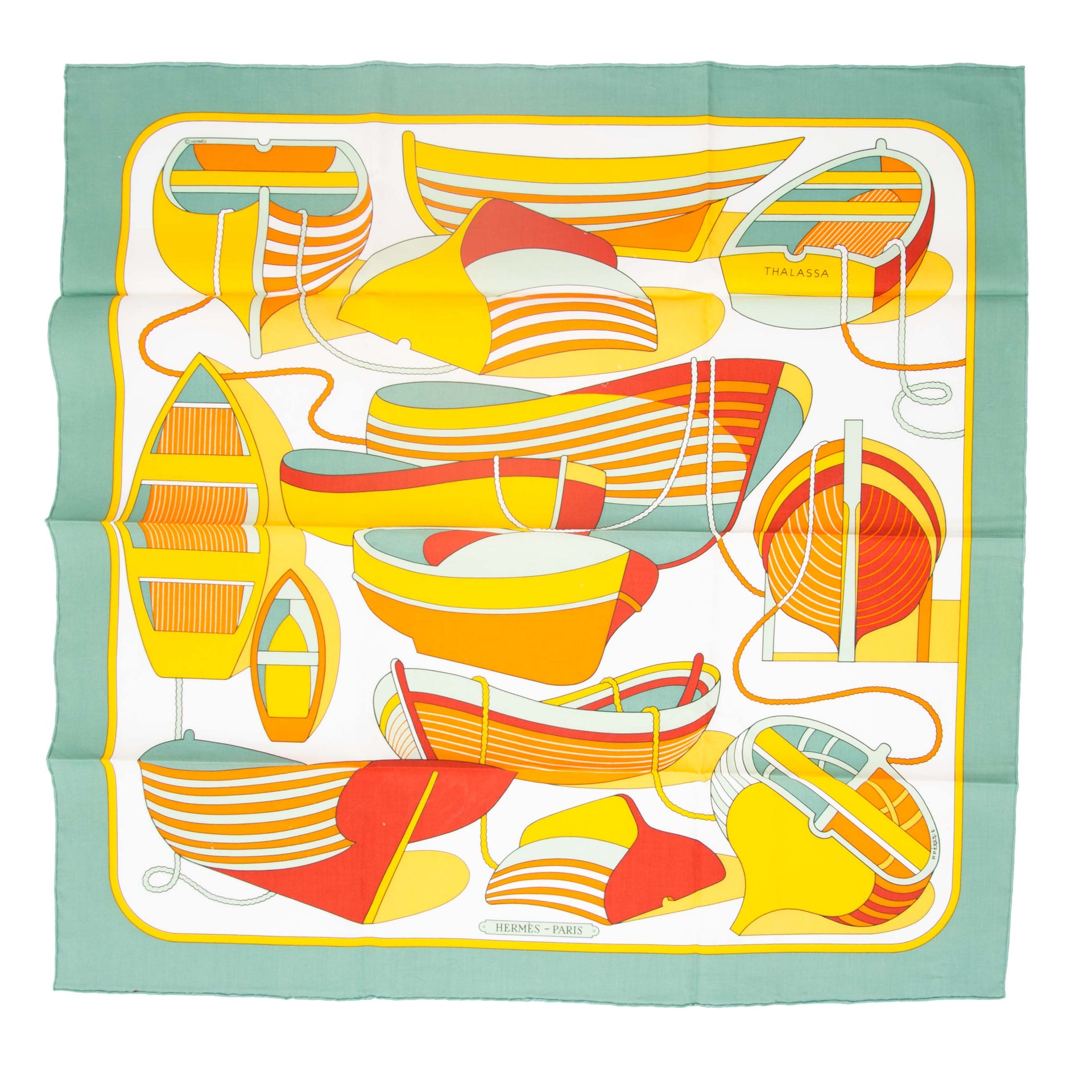 Hermès scarf Thalassa by Pierre Peron