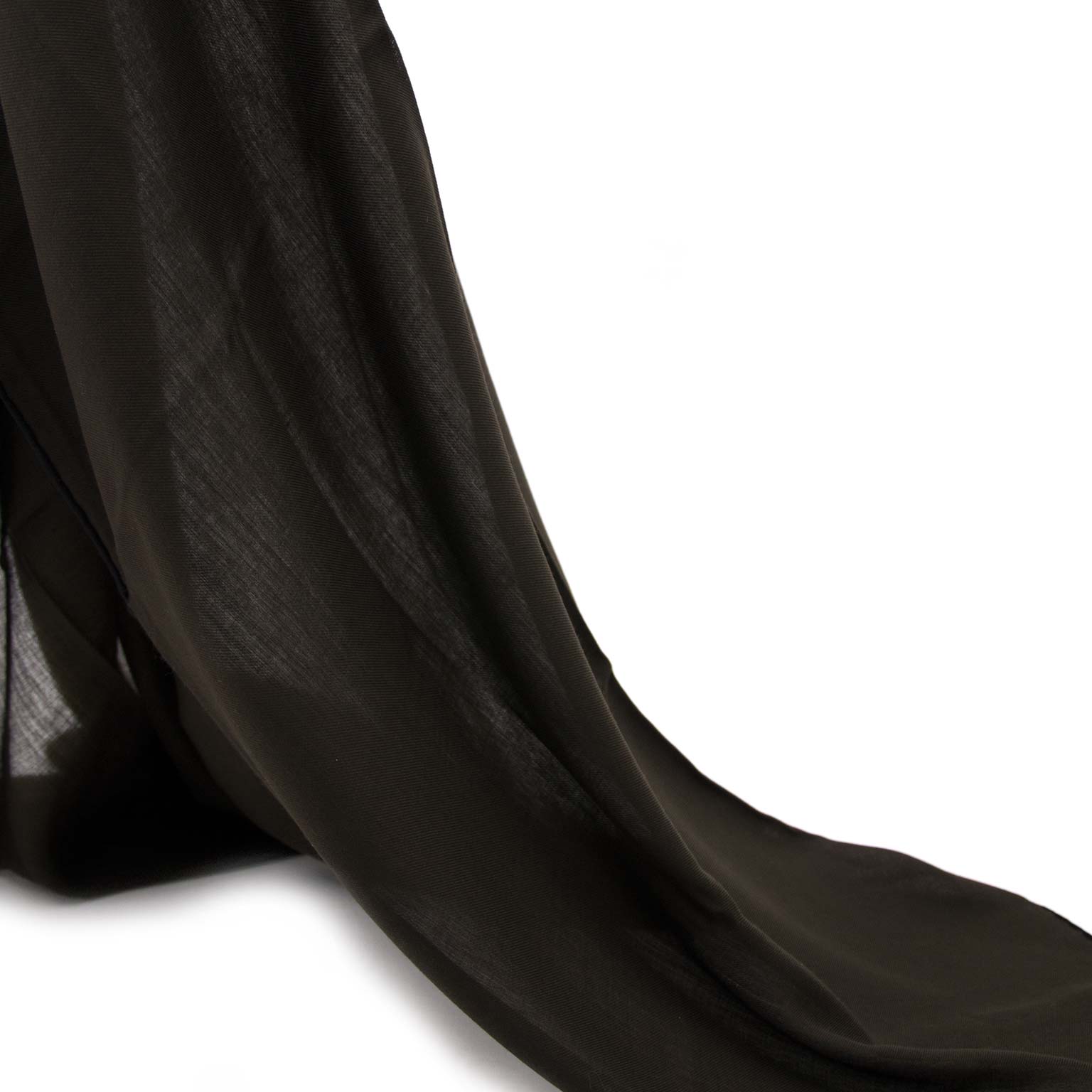 acheter enligne seconde main Hermes Bronze Marine Wool Scarf
