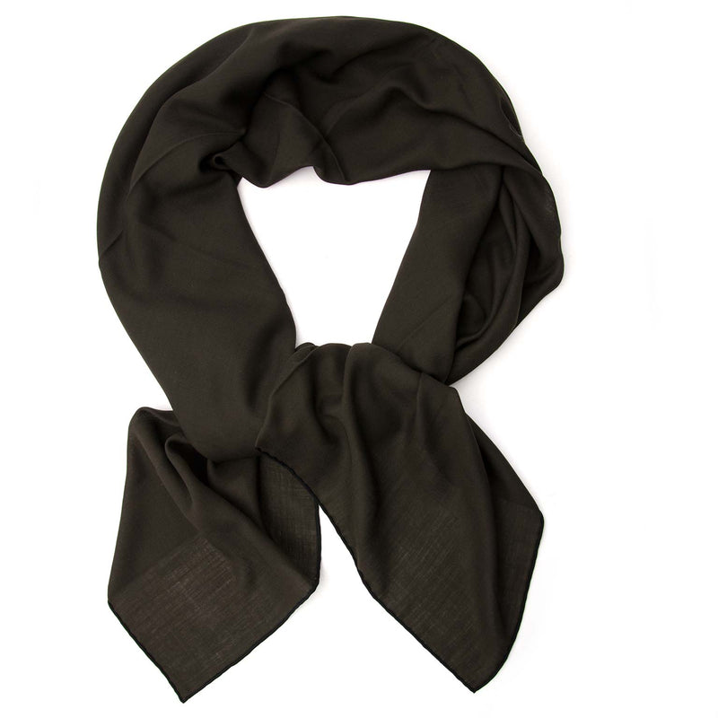 koop veilig online Hermes Bronze Marine Wool Scarf