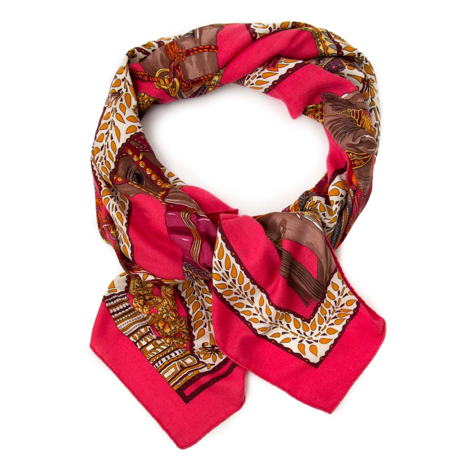 Hermès Kasjmier "La Danse Du Cheval Marwari" Sjaal