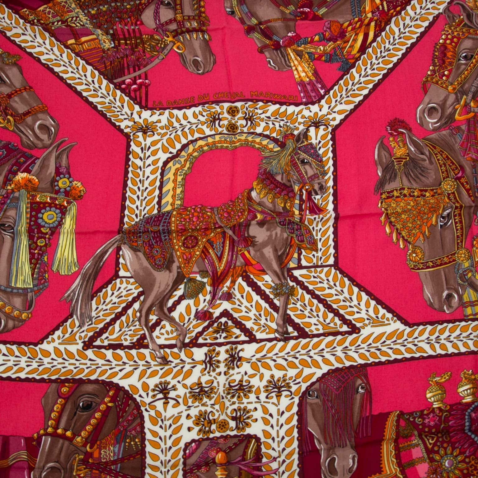 Hermès Kasjmier "La Danse Du Cheval Marwari" Sjaal
